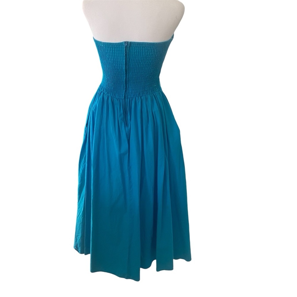 Vintage 80s Dress Strapless Size 7 - Picture 3 of 11